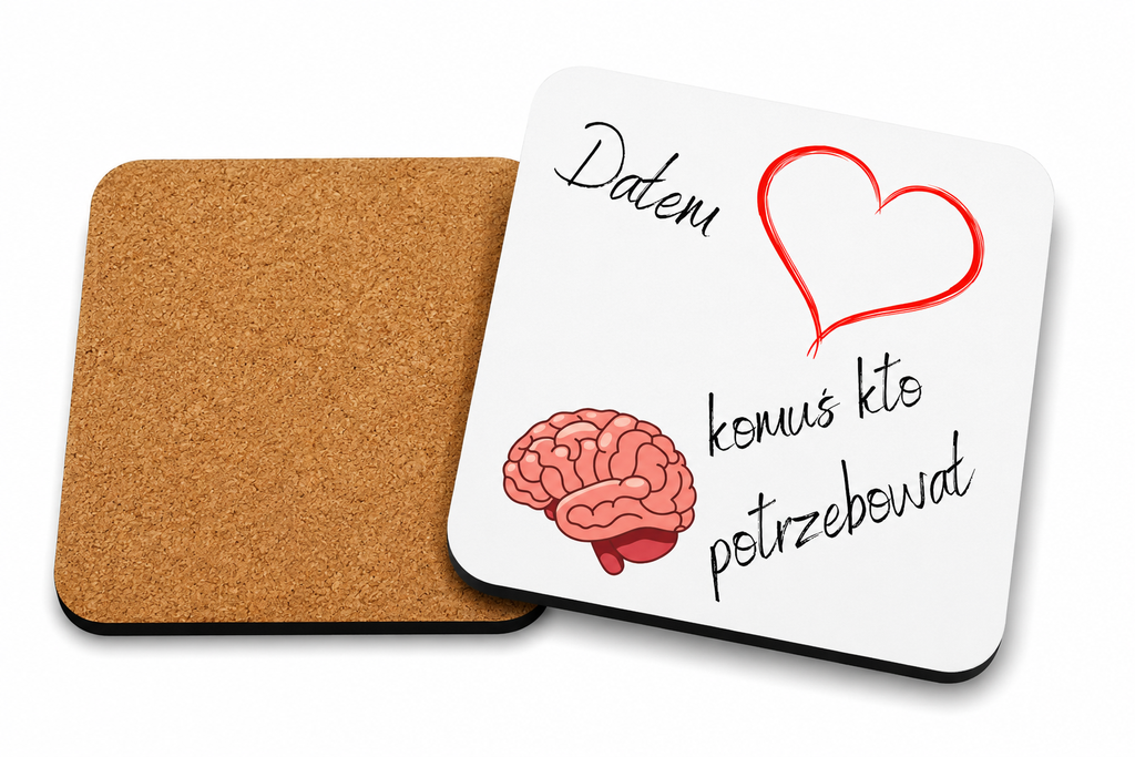 Podkładka „Największy błąd w życiu – dałem serce komuś, kto potrzebował mózgu”| Silva Shop