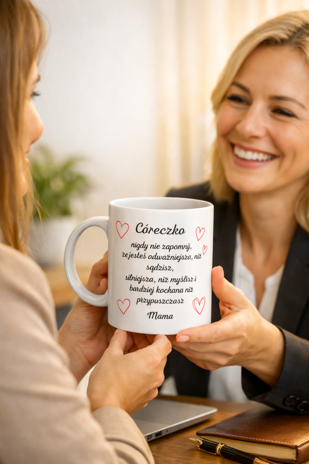 A mug for my daughter with well wishes