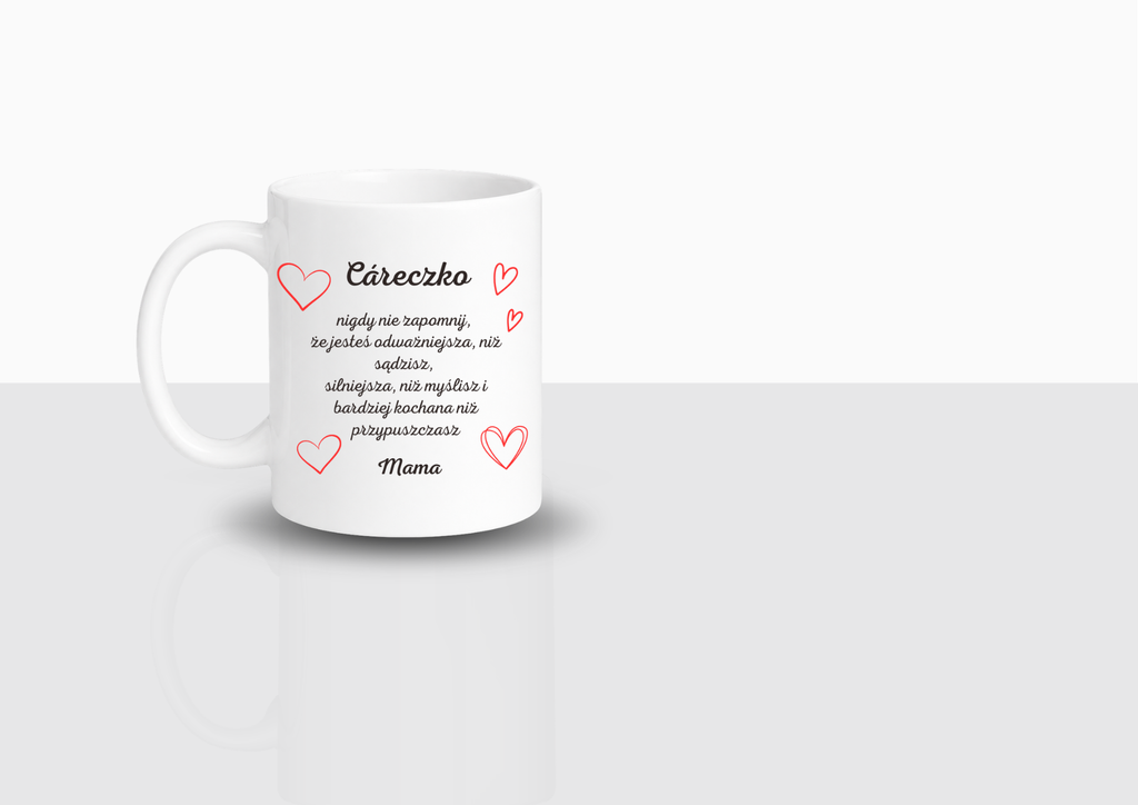 A mug for my daughter with well wishes
