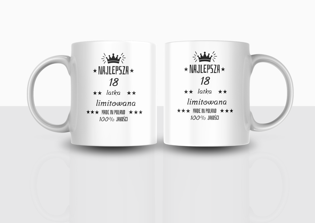 Kubek na 18 urodziny - Dla Niej