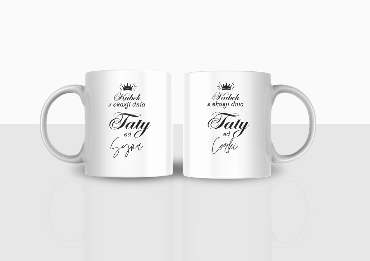 Kubek dla Taty od Syna, Córki lub Dzieci – Prezent na Dzień Ojca | Silva Shop