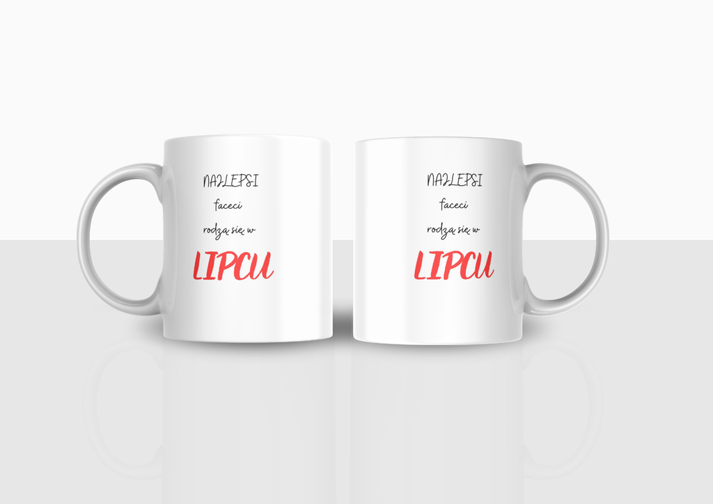 Kubek Najlepsi faceci rodzą się w lipcu – prezent dla mężczyzny | Silva Shop