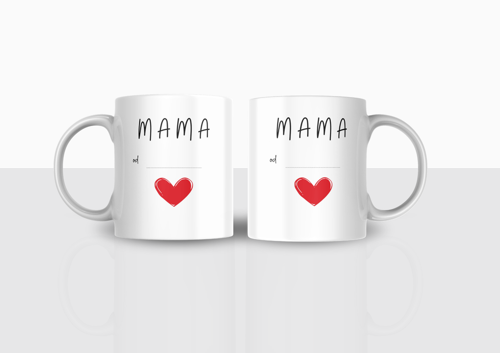 Kubek MAMA z datą narodzin dziecka ❤️| Personalizowany prezent dla mamy| Silva Shop