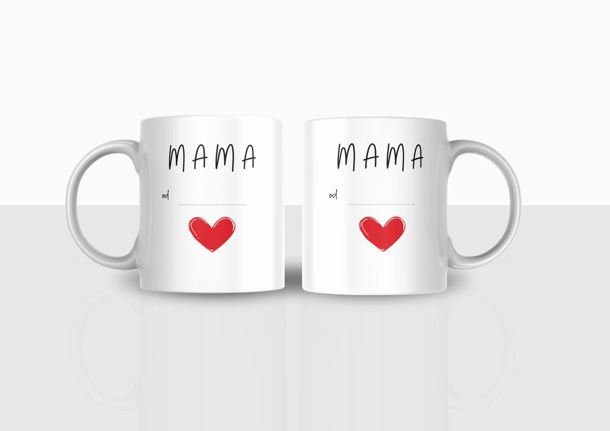 Kubek MAMA z datą narodzin dziecka ❤️| Personalizowany prezent dla mamy| Silva Shop