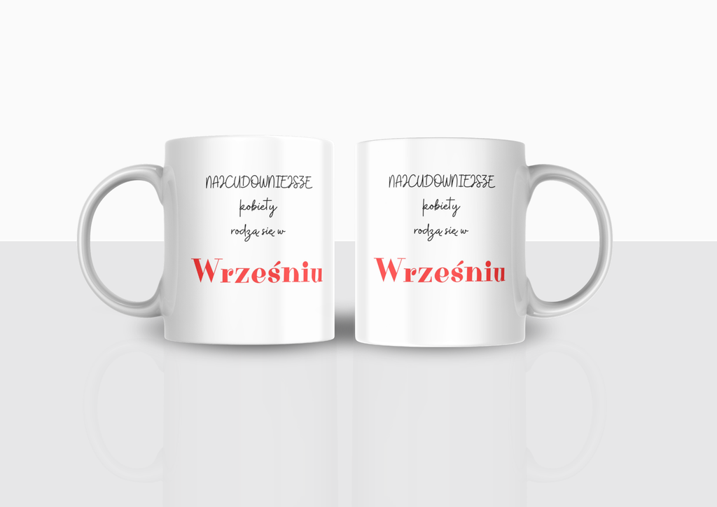 Kubek dla kobiety urodzonej we wrześniu | Najcudowniejsze kobiety❤️ | Silva Shop
