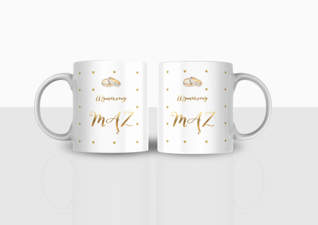 Zestaw kubków Mąż i Żona – prezent ślubny dla Pary Młodej ❤️ | Silva Shop