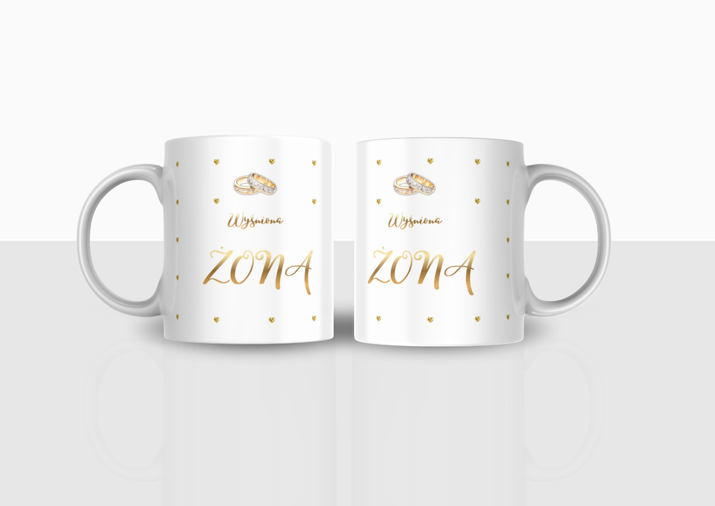 Zestaw kubków Mąż i Żona – prezent ślubny dla Pary Młodej ❤️ | Silva Shop