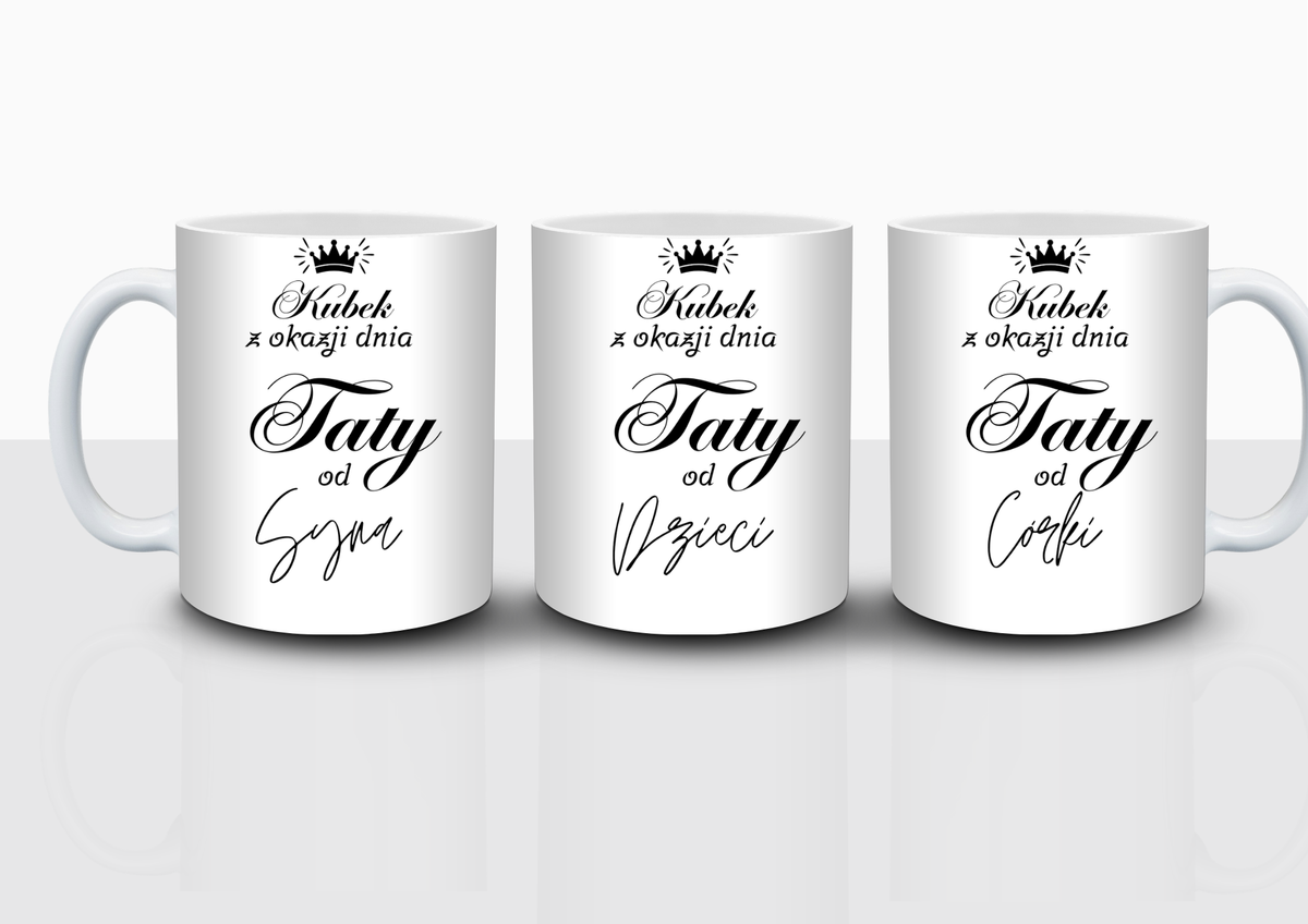 Kubek dla Taty od Syna, Córki lub Dzieci – Prezent na Dzień Ojca | Silva Shop