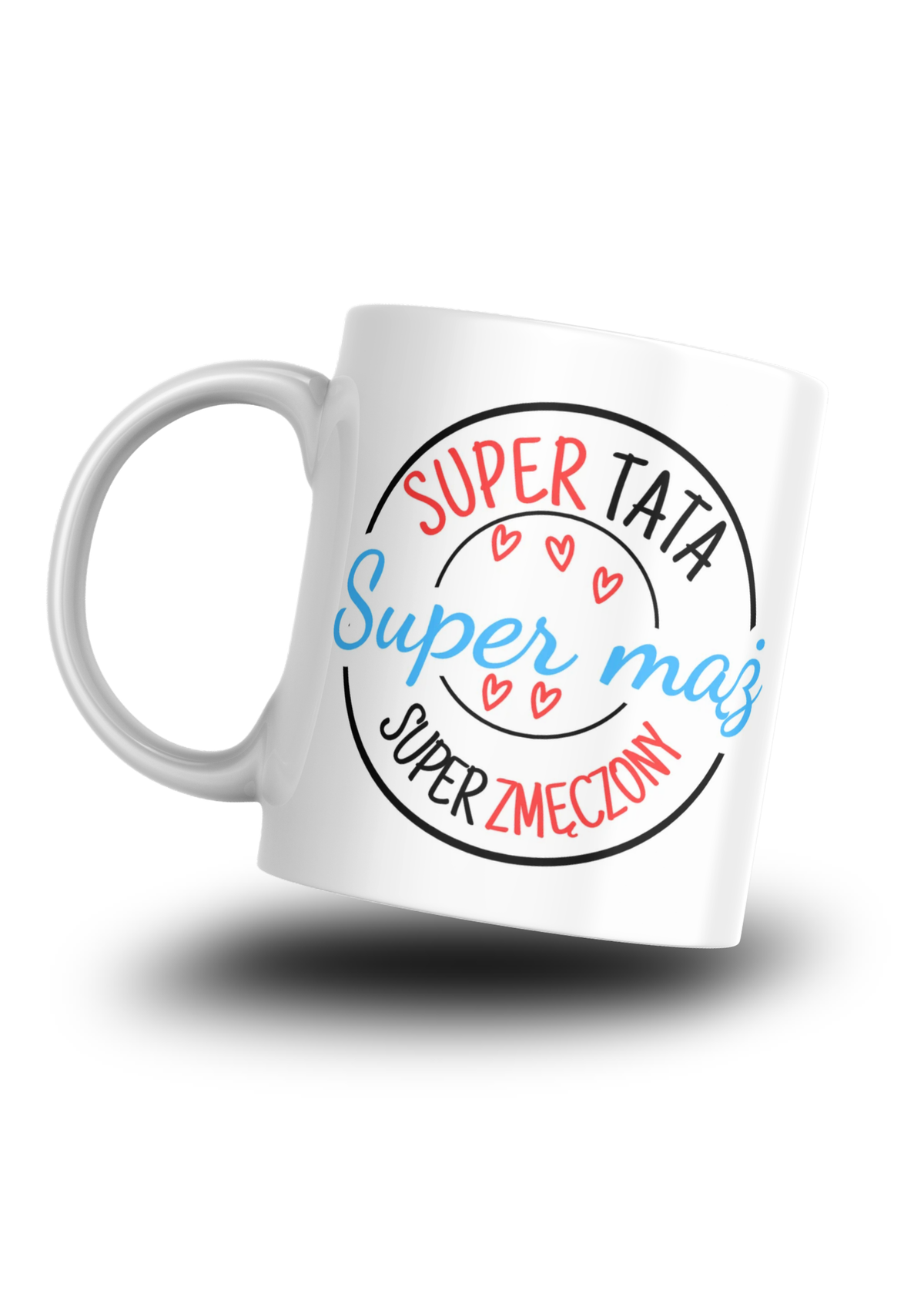 Kubek „Super Tata, Super Mąż, Super Zmęczony” – idealny prezent dla taty