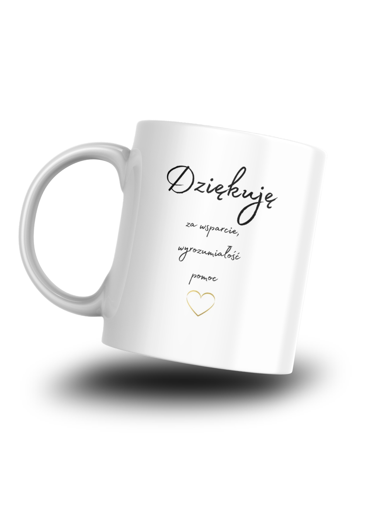Kubek "Dziękuję " wyjątkowy prezent z podziękowaniem ❤️– Elegancki Prezent | Silva Shop