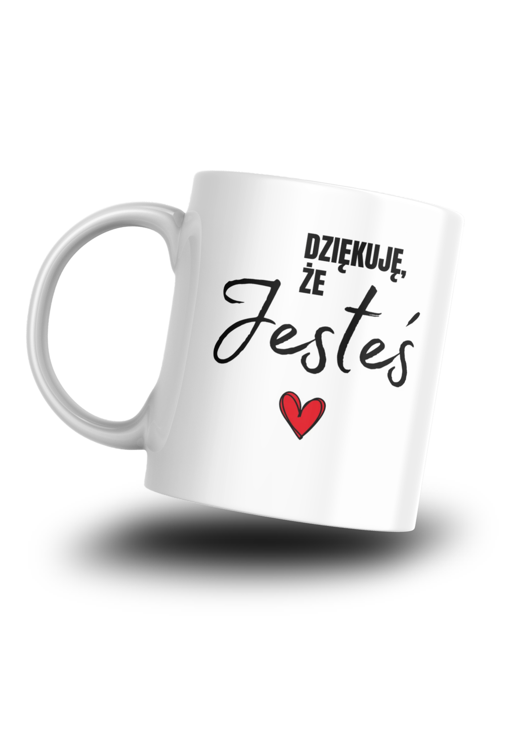 Kubek „Dziękuję, że Jesteś” ❤️ | Silva Shop