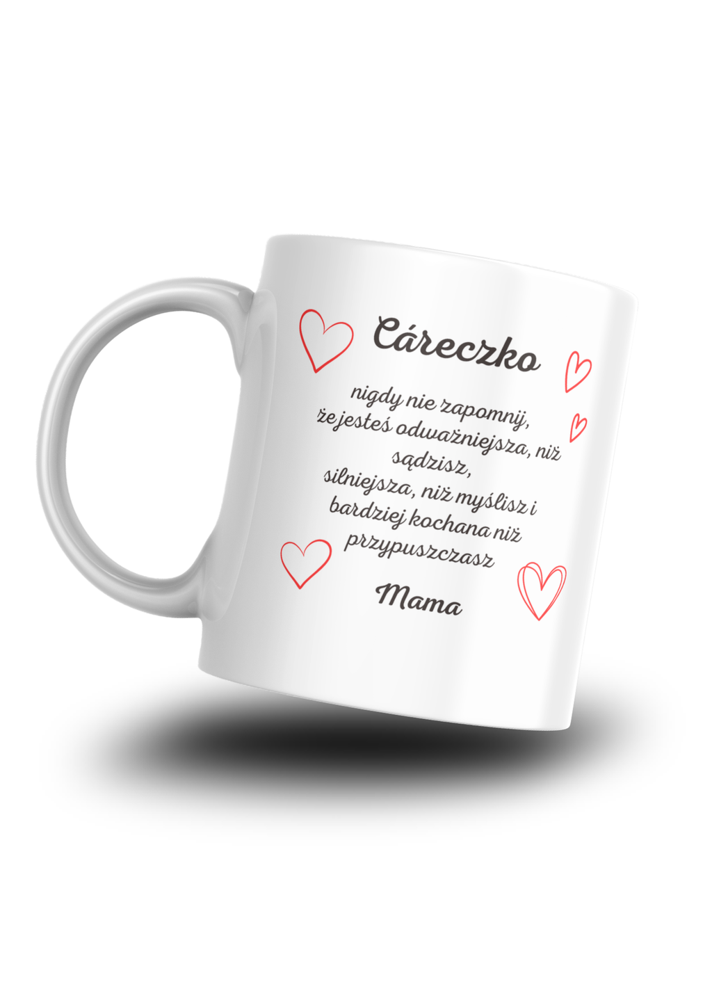 A mug for my daughter with well wishes