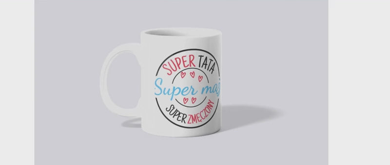 Kubek „Super Tata, Super Mąż, Super Zmęczony” – idealny prezent dla taty