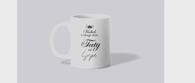 Kubek dla Taty od Syna, Córki lub Dzieci – Prezent na Dzień Ojca | Silva Shop