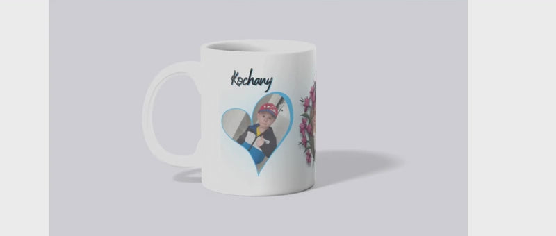 Kubek - FOTO - kochany syn- SERCA - 3 ZDJĘCIA
