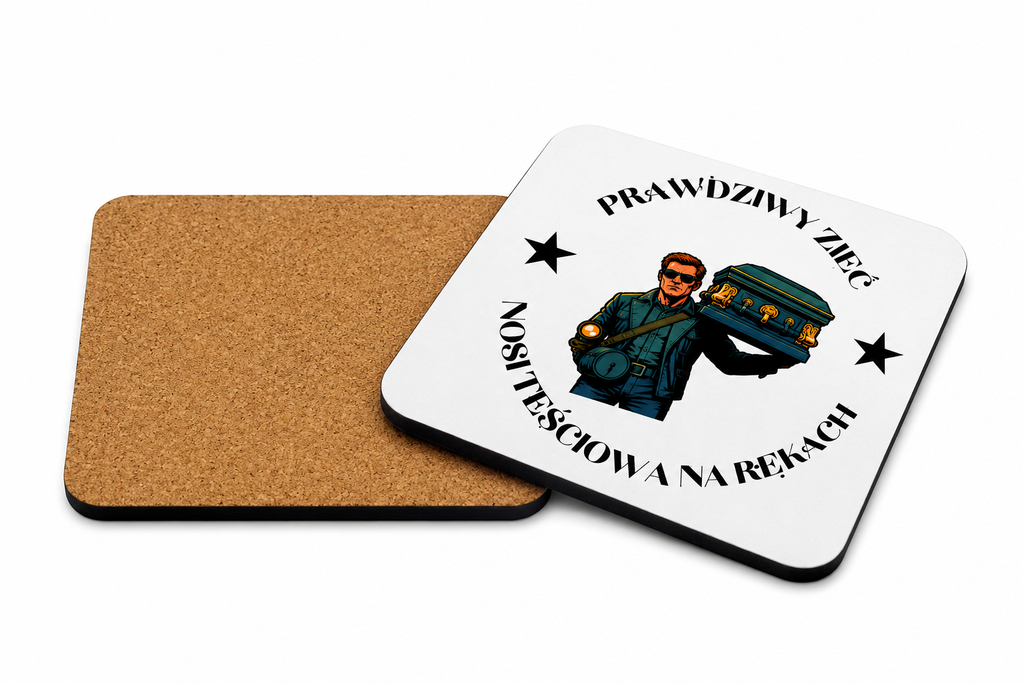 Podkładka " Prawdziwy zięć nosi teściową na rękach" | Silva Shop